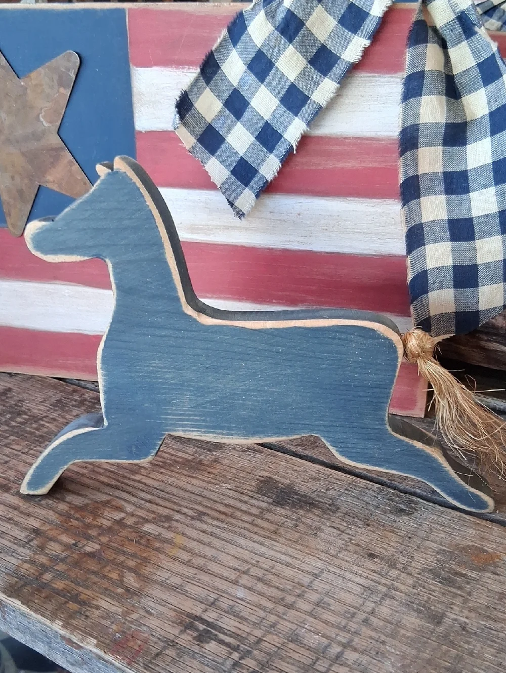 Folk Art Vintage Horse - Picture 2 of 4